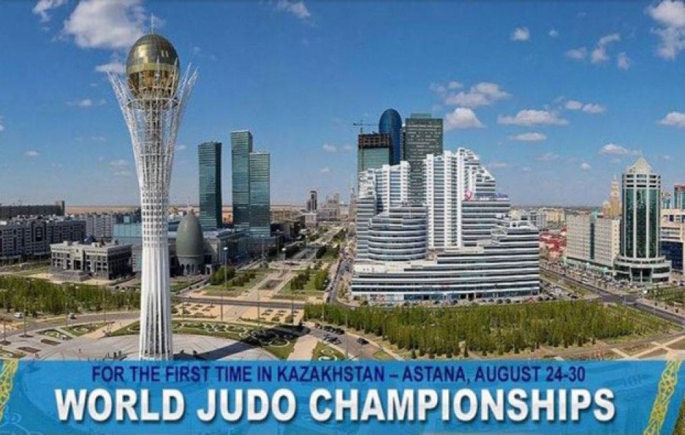 Qazaxıstanda cüdo üzrə dünya çempionatı start götürüb VİDEO