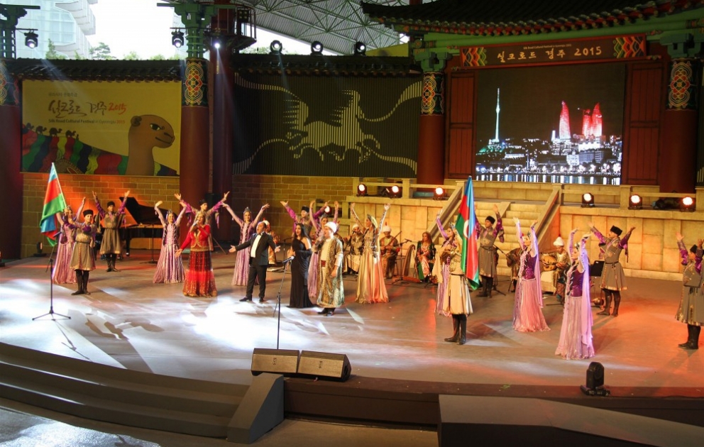 Qyonqcu İpək Yolu mədəniyyət festivalı çərçivəsində “Azərbaycan günü” keçirilib VİDEO