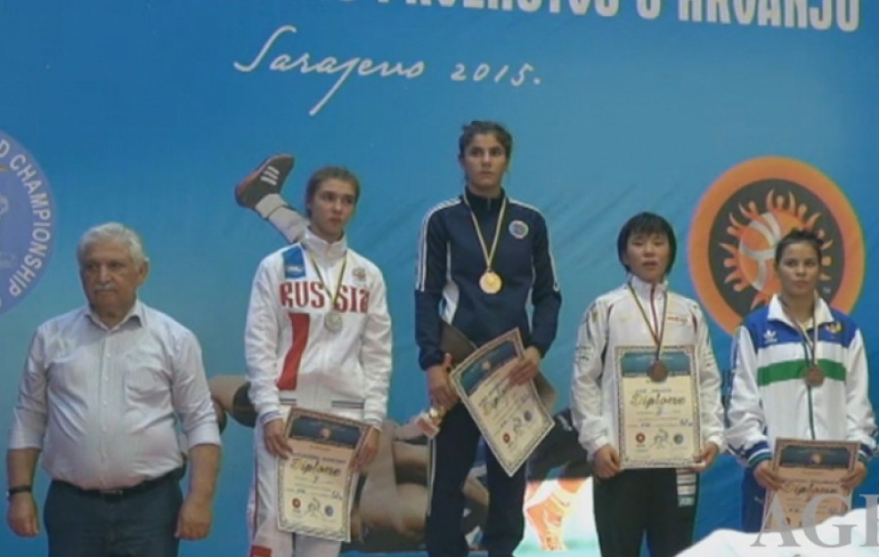 Azərbaycan güləşçisi dünya çempionatının qızıl medalını qazanıb VİDEO