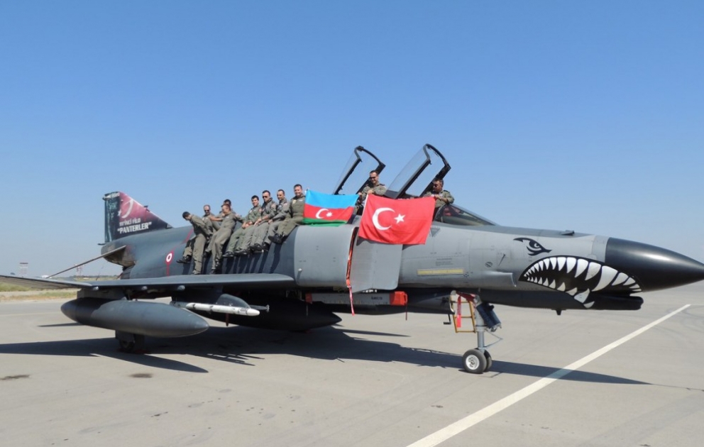 Azərbaycan və Türkiyə hərbi təyyarələrinin təlim uçuşları davam edir VİDEO