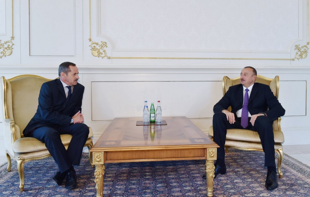 Präsident Ilham Aliyev hat den Botschafter der Schweiz zur Beendigung seiner diplomatischen Mission empfangen VIDEO