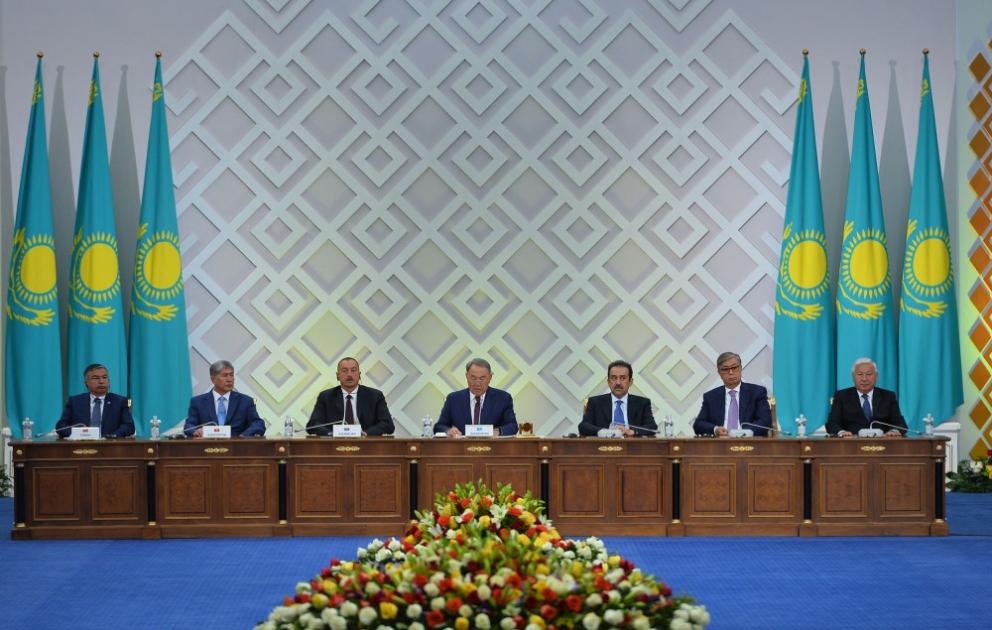 President Ilham Aliyev attended a ceremony marking the 550th anniversary of Kazakh Khanate VIDEO