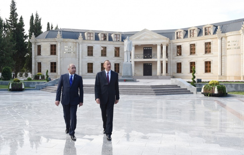 President Ilham Aliyev arrived in Kurdamir District VIDEO