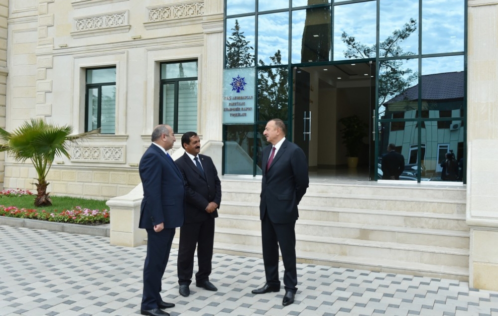 Le nouveau bâtiment administratif du bureau de Kurdemir du YAP a été mis en service VIDEO