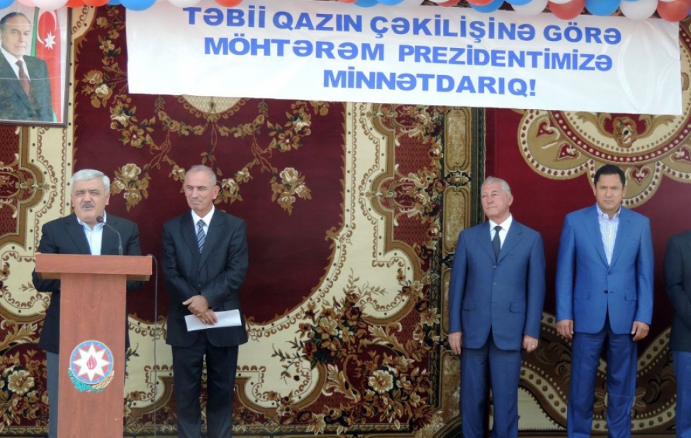 Xaçmazın Alekseyevka kəndinin sakinləri ikiqat bayram sevinci yaşayıblar VİDEO