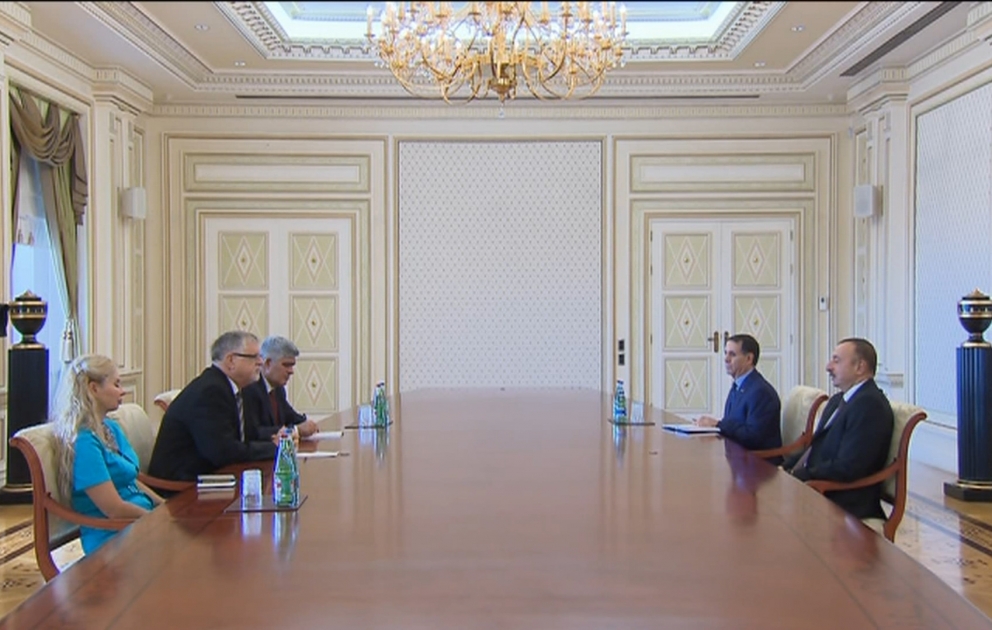 President Ilham Aliyev received a delegation led by the European Union Special Representative for the South Caucasus VIDEO