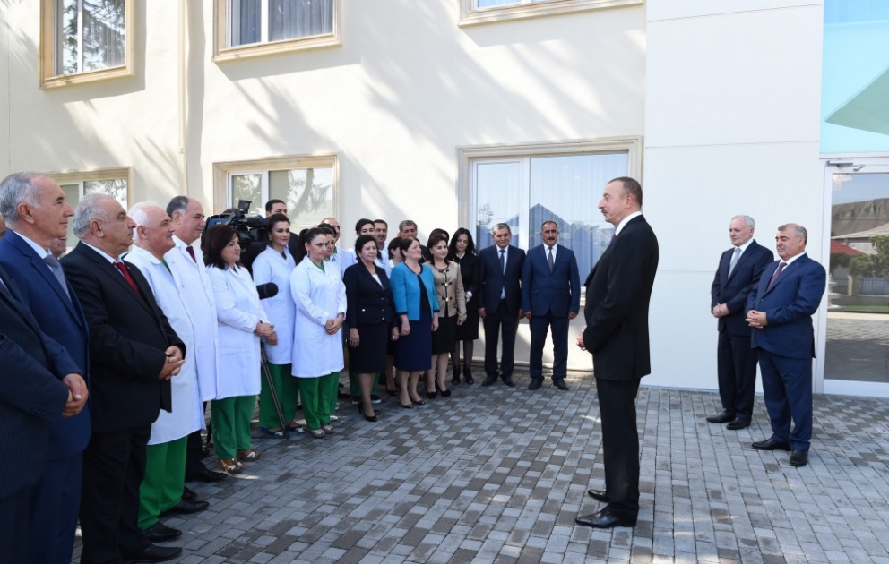 L'Hôpital central de la région de Göytchaï rouvre ses portes à la suite des travaux de reconstruction VIDEO
