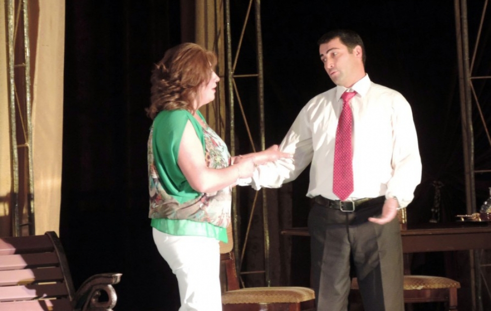 Qusar Dövlət Ləzgi Dram Teatrının səhnəsində “Taleyin oyunu” VİDEO