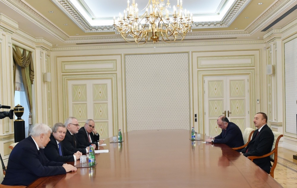 Prezident İlham Əliyev ATƏT-in Minsk qrupunun həmsədrlərini və ATƏT-in fəaliyyətdə olan sədrinin xüsusi nümayəndəsini qəbul edib VİDEO