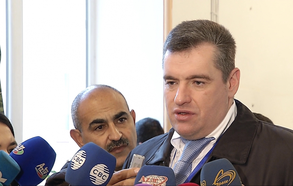 Леонид Слуцкий: Парламентские выборы в Азербайджане проходят на очень высоком уровне ВИДЕО