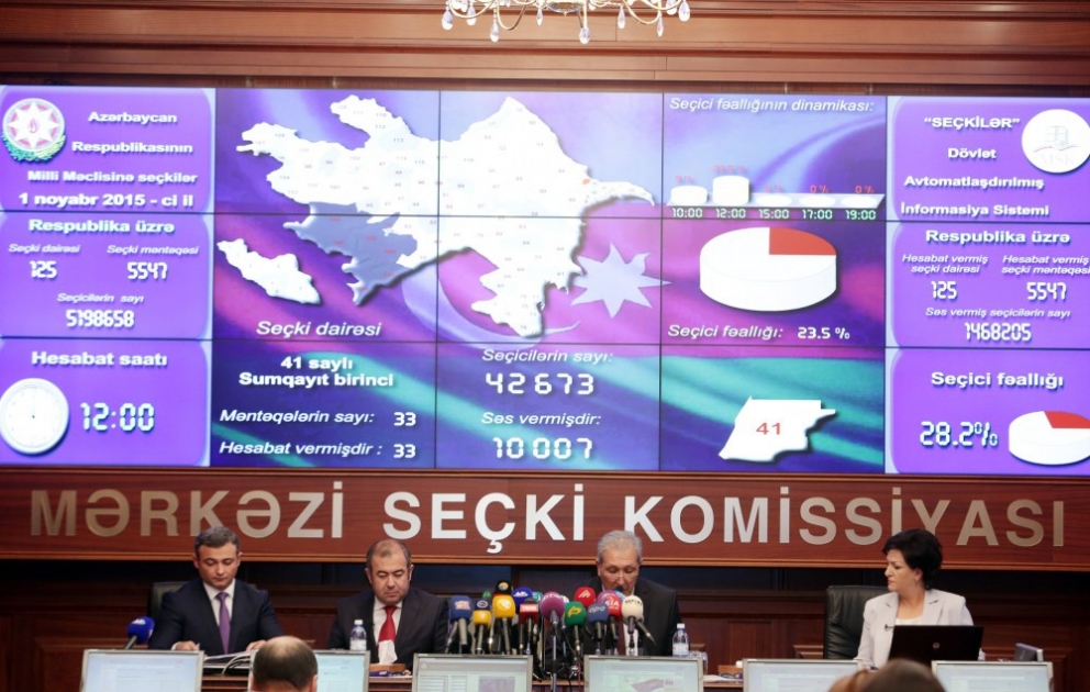 Saat 12.00-dək respublika üzrə seçici fəallığı 28,2 faiz olub VİDEO