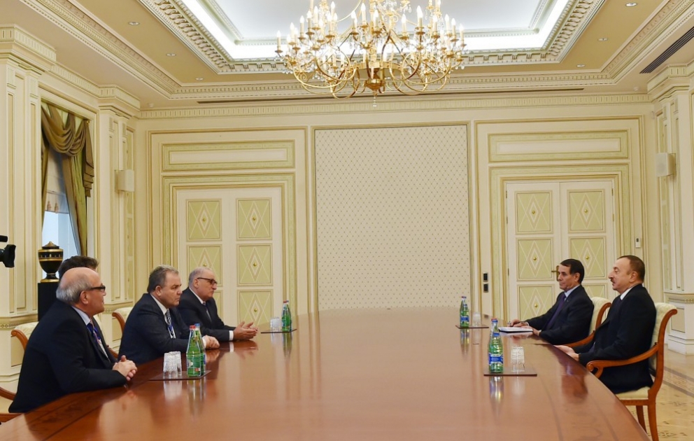 Aserbaidschans Präsident Ilham Aliyev hat maltesischen Parlamentssprecher empfangen VIDEO