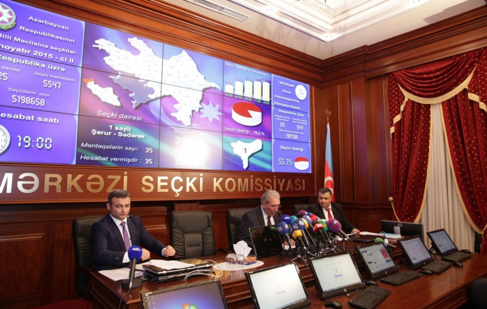 Azərbaycanda parlament seçkilərində seçici fəallığı 55,7 faiz olub VİDEO
