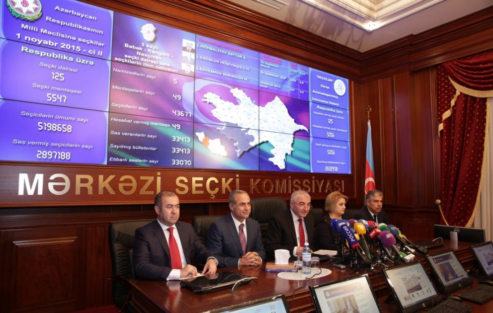 Mərkəzi Seçki Komissiyası Milli Məclisə seçkilərin ilkin nəticələrini açıqlayıb VİDEO