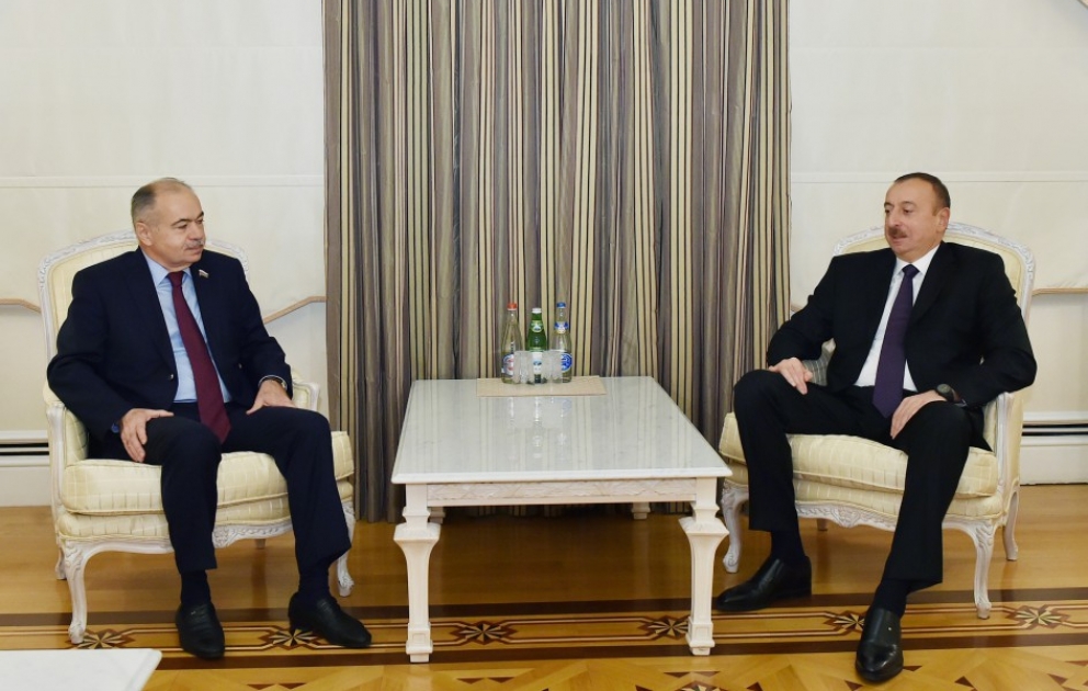 President Ilham Aliyev received the Deputy Chairman of the Council of the Federation of the Federal Assembly of the Russian Federation VIDEO
