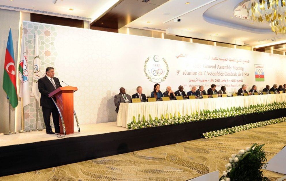 Bakıda İslam Həmrəylik İdman Federasiyasının IX Baş Assambleyasının iclası keçirilib VİDEO