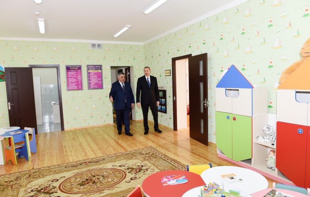 Une nouvelle école maternelle mise en service à Zagatala VIDEO
