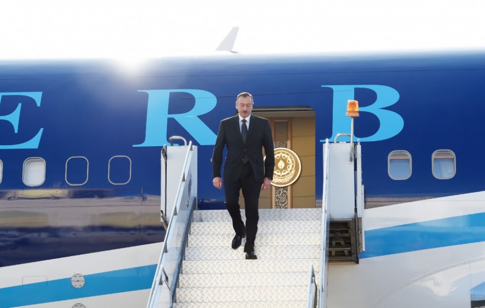 Visite du Président azerbaïdjanais Ilham Aliyev en GéorgieAccueil à l’aéroport international de Tbilissi VIDEO
