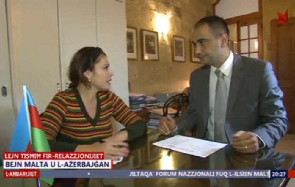 Malta Televiziyasında Azərbaycanın bu ölkə üçün iqtisadi əhəmiyyətindən bəhs edilib VİDEO