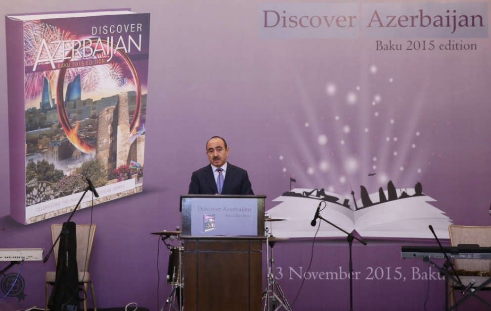 Präsentation des Buches „Entdecke Aserbaidschan: Baku 2015“ VIDEO