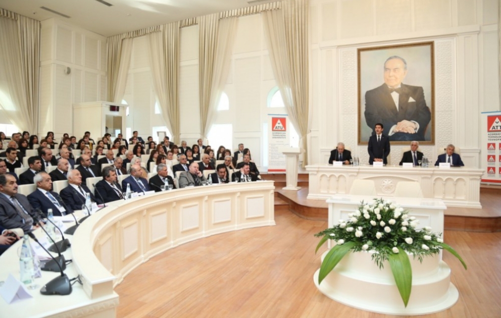 Azərbaycan Texnologiya Universitetinin 45 illiyinə həsr olunmuş beynəlxalq konfrans VİDEO