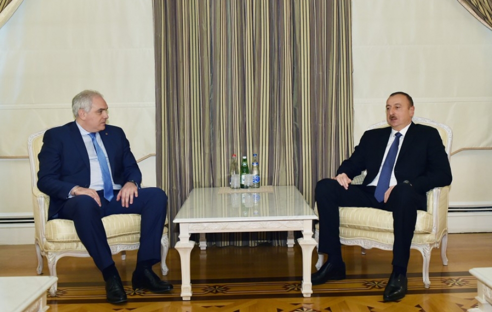 Le président Ilham Aliyev a reçu le ministre de l’Intérieur de Géorgie VIDEO