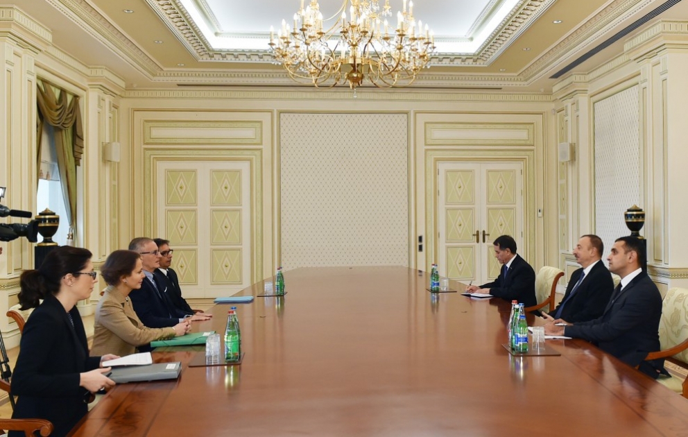 President Ilham Aliyev received a delegation led by member of the French government Andre Vallini VIDEO