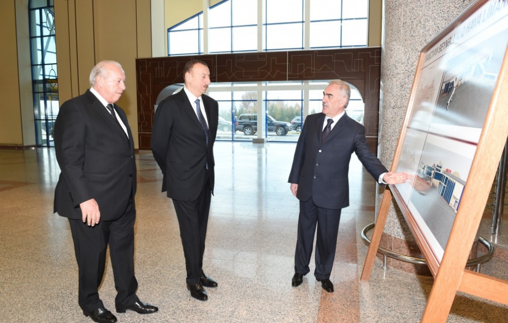 President Ilham Aliyev reviewed “Eastern Terminal” of Nakhchivan International Airport after reconstruction VIDEO
