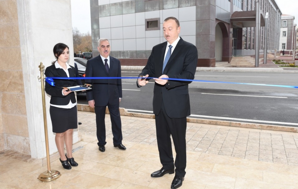 President Ilham Aliyev attended the opening of a new building of children`s music school No 2 in Nakhchivan VIDEO