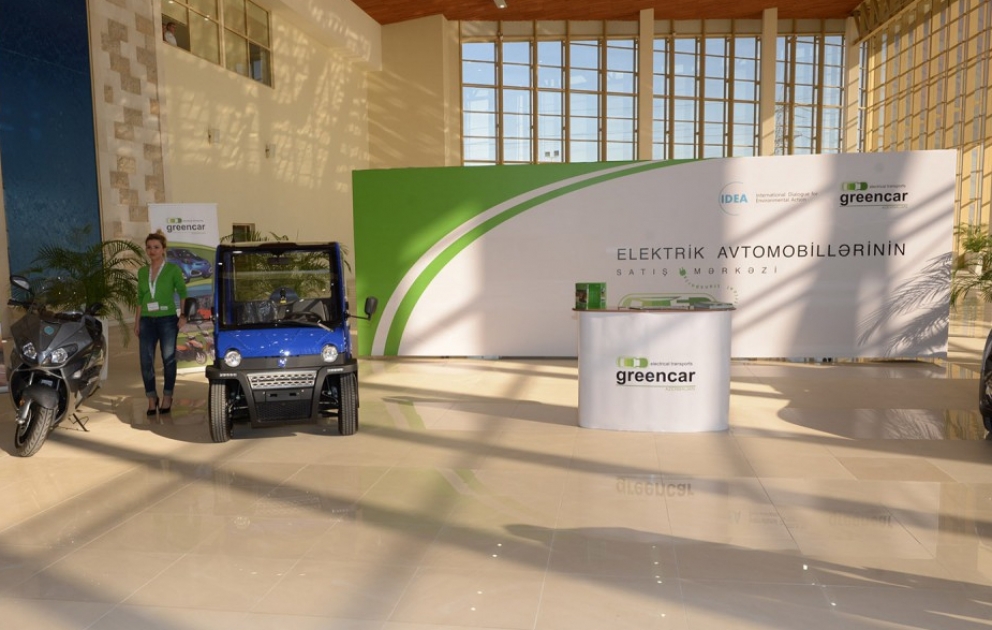 “GreenCar”ın elektrik nəqliyyat vasitələri “BakuTel-2015”ə təqdim olunur VİDEO