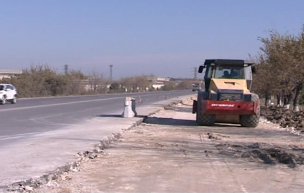 Sumqayıtda yol-nəqliyyat infrastrukturu yenidən qurulur VİDEO