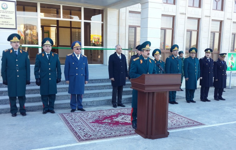 Dövlət Sərhəd Xidmətinin “Samur” sərhəd zastavası kompleksi istifadəyə verilib VİDEO
