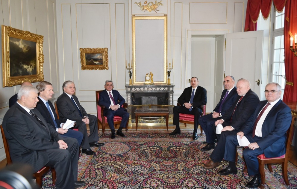 Azerbaijani, Armenian presidents met in Bern VIDEO