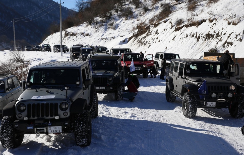 Avtomobil Federasiyasının təşkilatçılığı ilə Qəbələdə “Offroad” yürüşü keçirilib VİDEO