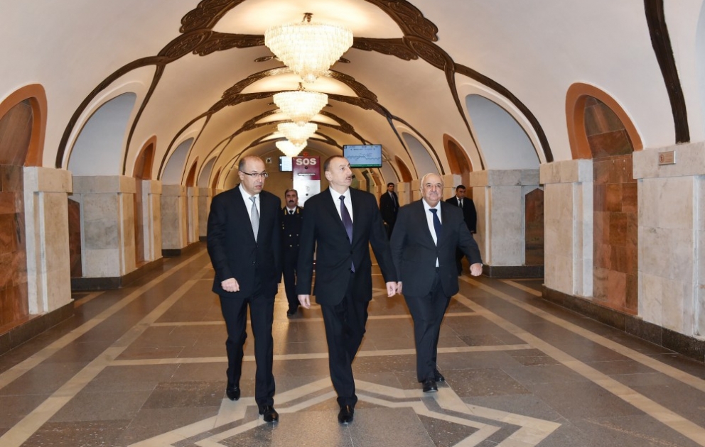 Metronun “Elmlər Akademiyası” stansiyasının ikinci çıxışı istifadəyə verilib Prezident İlham Əliyev tədbirdə iştirak edib VİDEO