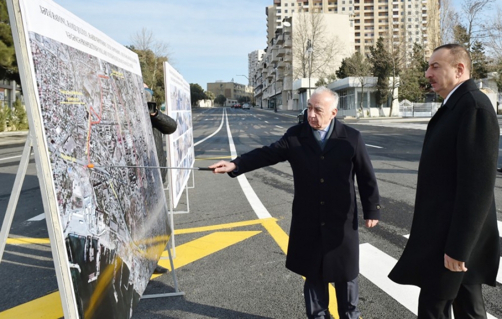 Quatre rues et une avenue rouvertes à Bakou VIDEO