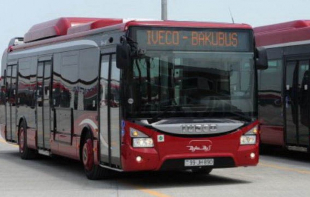 5 nömrəli avtobusların marşrut xəttində müvəqqəti dəyişiklik edilib VİDEO