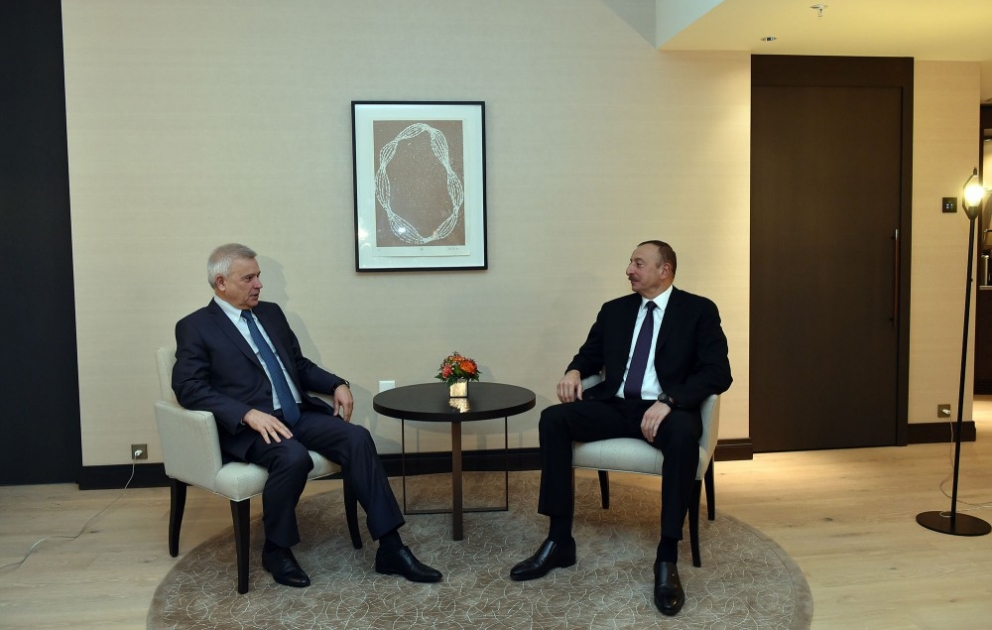 Azərbaycan Prezidenti İlham Əliyev “LUKOIL” şirkətinin prezidenti ilə görüşüb VİDEO