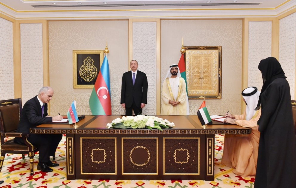 Azerbaijani-UAE documents were signed VIDEO