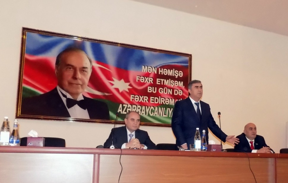 Dövlət Statistika Komitəsinin sədri Yardımlıda rayon ictimaiyyətinin nümayəndələri ilə görüşüb VİDEO
