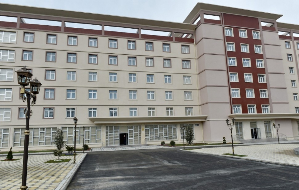 Azərbaycan Dövlət Aqrar Universitetinin tələbə yataqxanası istifadəyə verilib VİDEO