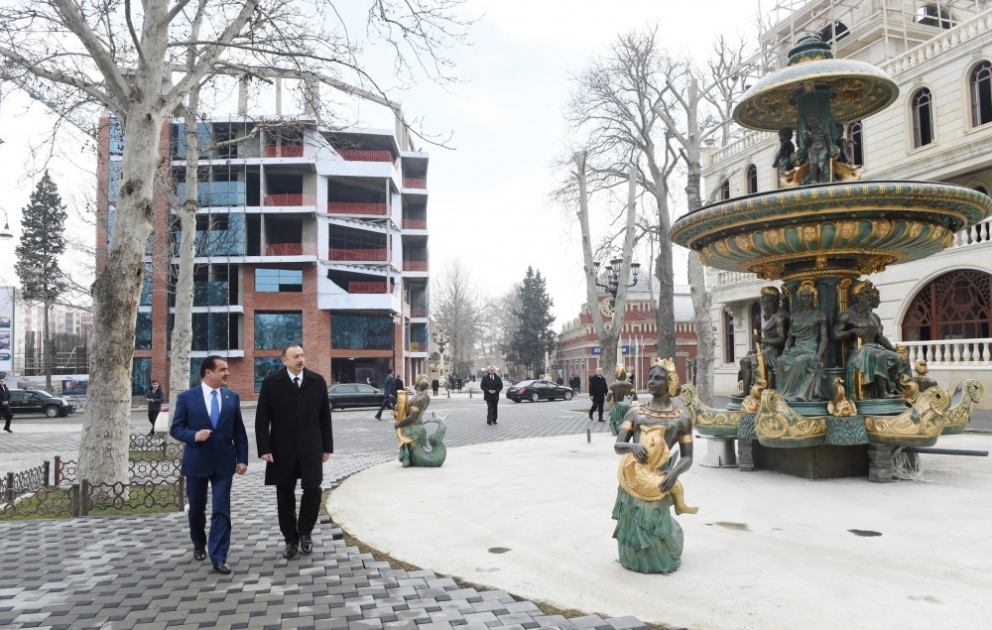 Le président azerbaïdjanais visite la Philharmonie nationale de Gandja VIDEO