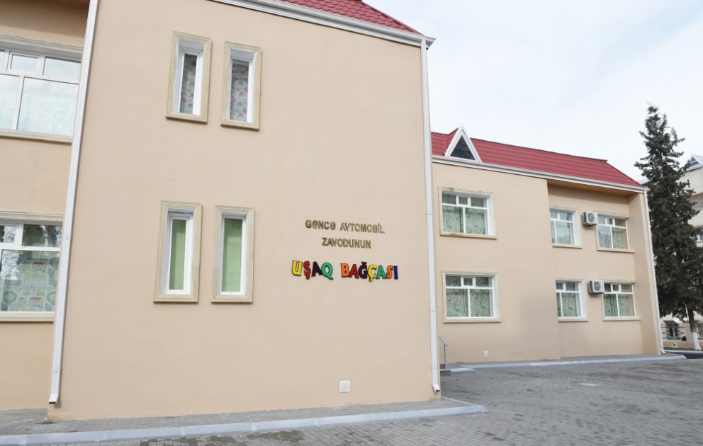 President Ilham Aliyev attended the opening of 240-seat orphanage-kindergarten in Ganja after major overhaul VIDEO