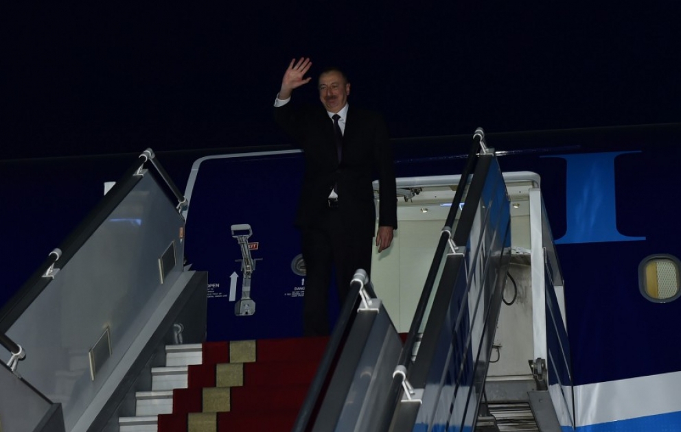 Präsident Ilham Aliyev beendet seinen Staatsbesuch im Nachbarland Iran VIDEO
