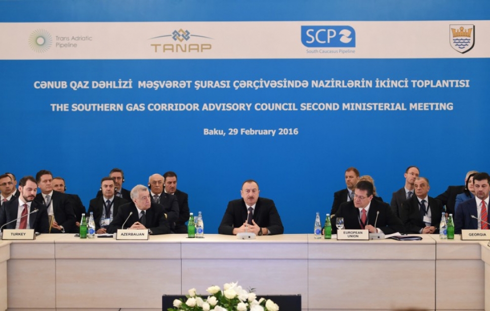 Baku hosted second Ministerial Meeting of Southern Gas Corridor Advisory Council VIDEO