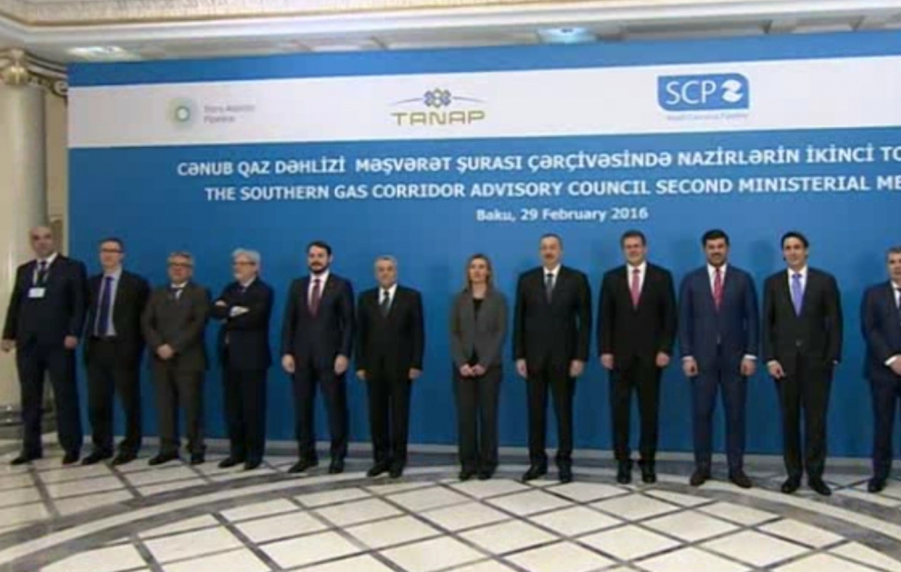 Im Rahmen des Beirats für südlichen Gaskorridor gemeinsame Erklärung der zweiten Ministersitzung verabschiedet VIDEO