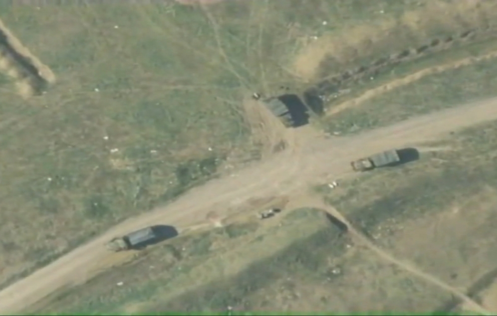 Уничтожены военно-транспортные средства и живая сила вооруженных сил Армении ВИДЕО