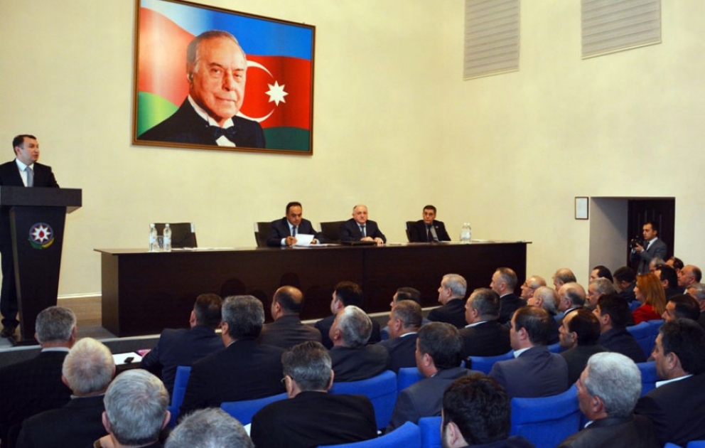 Ağstafada regionların inkişafında sahibkarlığın rolu müzakirə olunub VİDEO