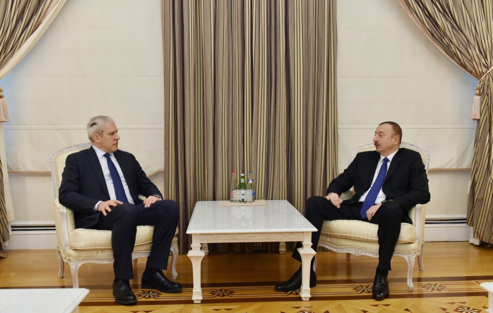 President Ilham Aliyev received former Serbian President Boris Tadic VIDEO