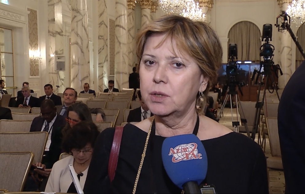 Линда Ланзилотта: На Бакинском Форуме состоялись плодотворные обсуждения проблем, беспокоящих мир ВИДЕО